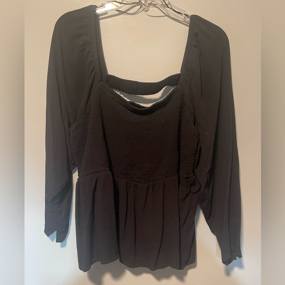 Old Navy Pheasant Long Sleeve Tunic Top Sz XXL